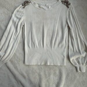 Maurices Classic White Knit Sweater